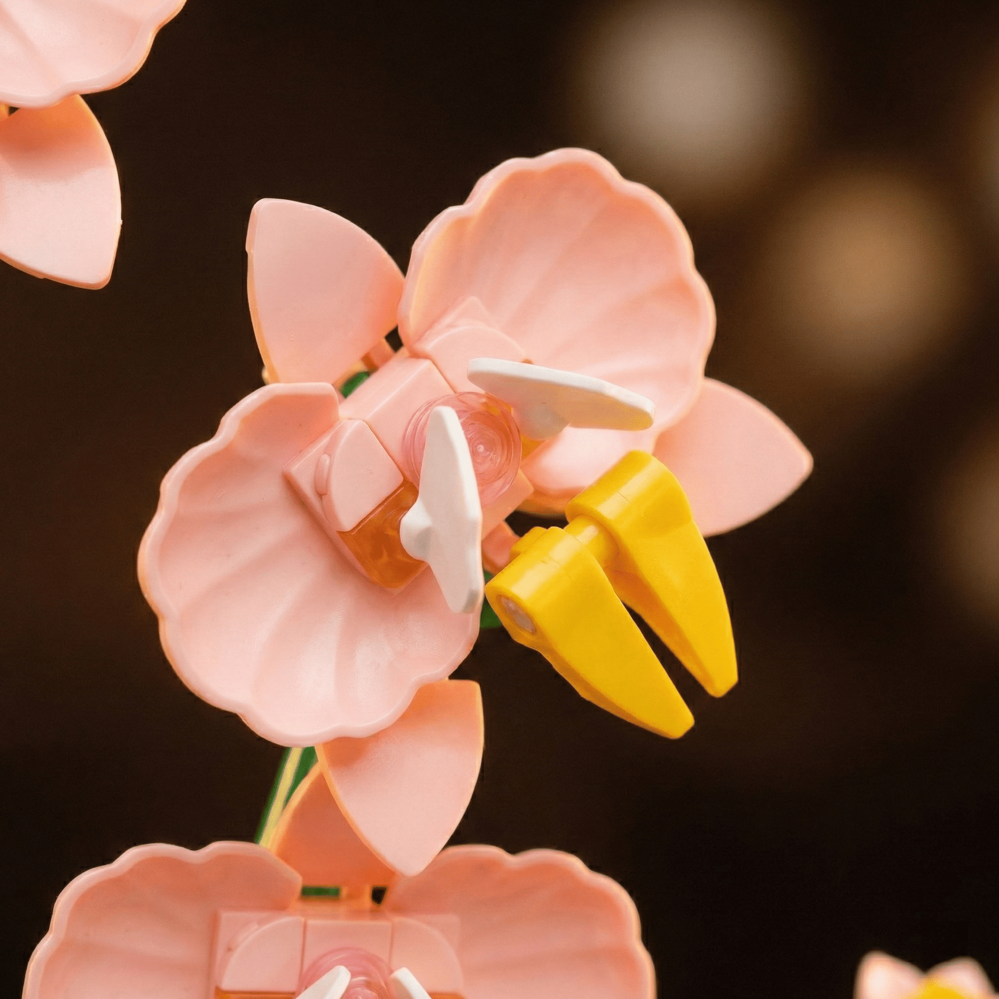 Kreative Orchidee – 606 Teile Klemmbaustein - Set für Erwachsene - Dearly Gifts