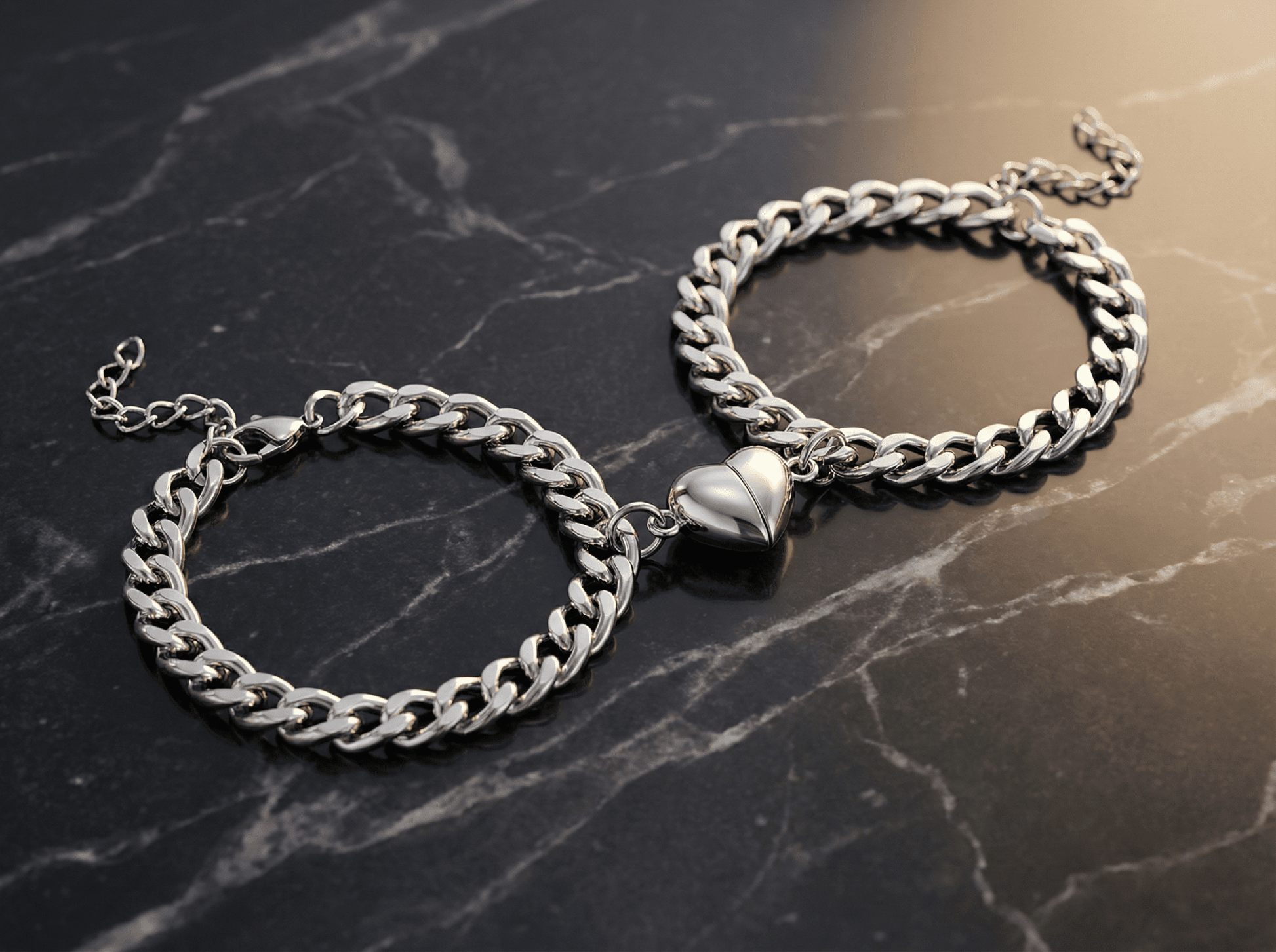 Magnetisches Partner - Armband Set "Ewige Bindung" - Dearly Gifts