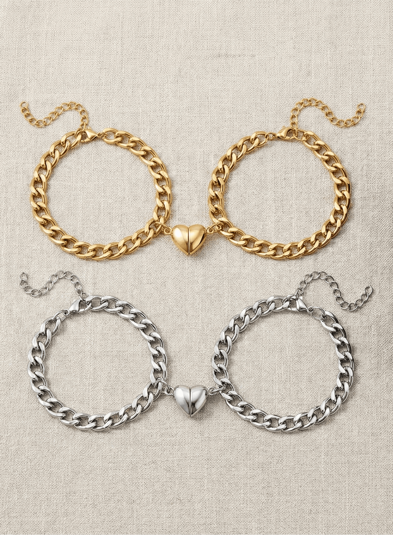 Magnetisches Partner - Armband Set "Ewige Bindung" - Dearly Gifts